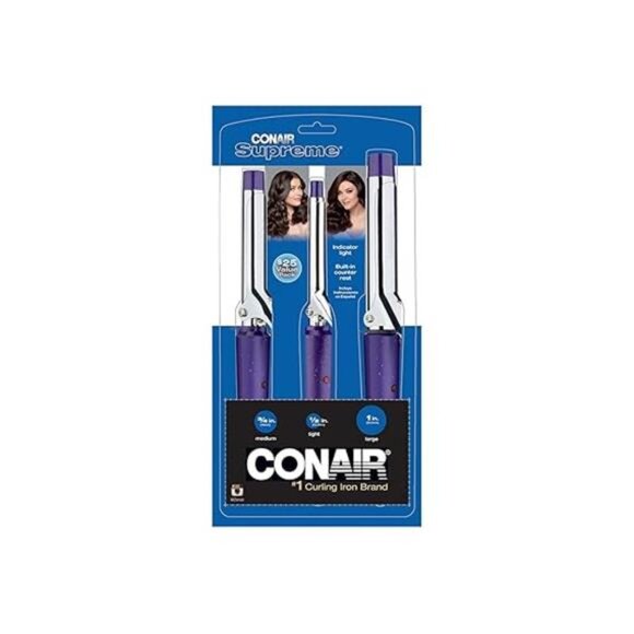 Supreme Curling Iron Combo Pack, 1/2", 3/4", & 1", Set of 3 - Picture 4 of 4